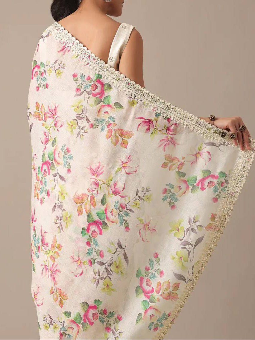 W.FLORAL 2 SAREE