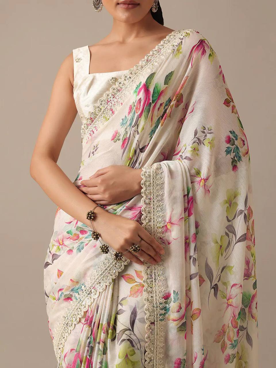 W.FLORAL 2 SAREE