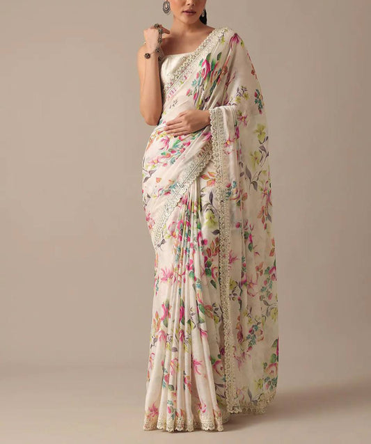 W.FLORAL 2 SAREE