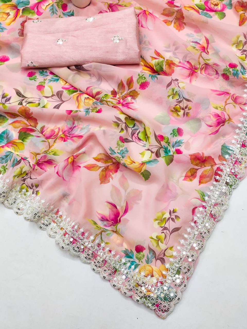 W.FLORAL 2 SAREE
