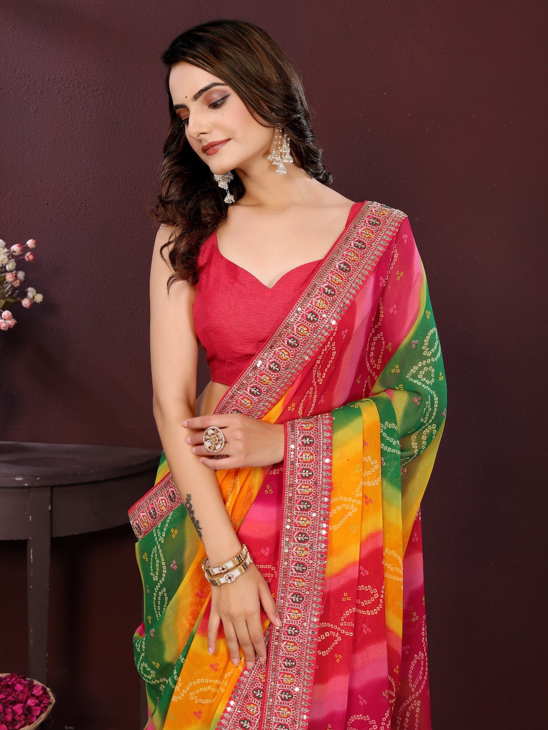MALIK BANDHEJ SAREE