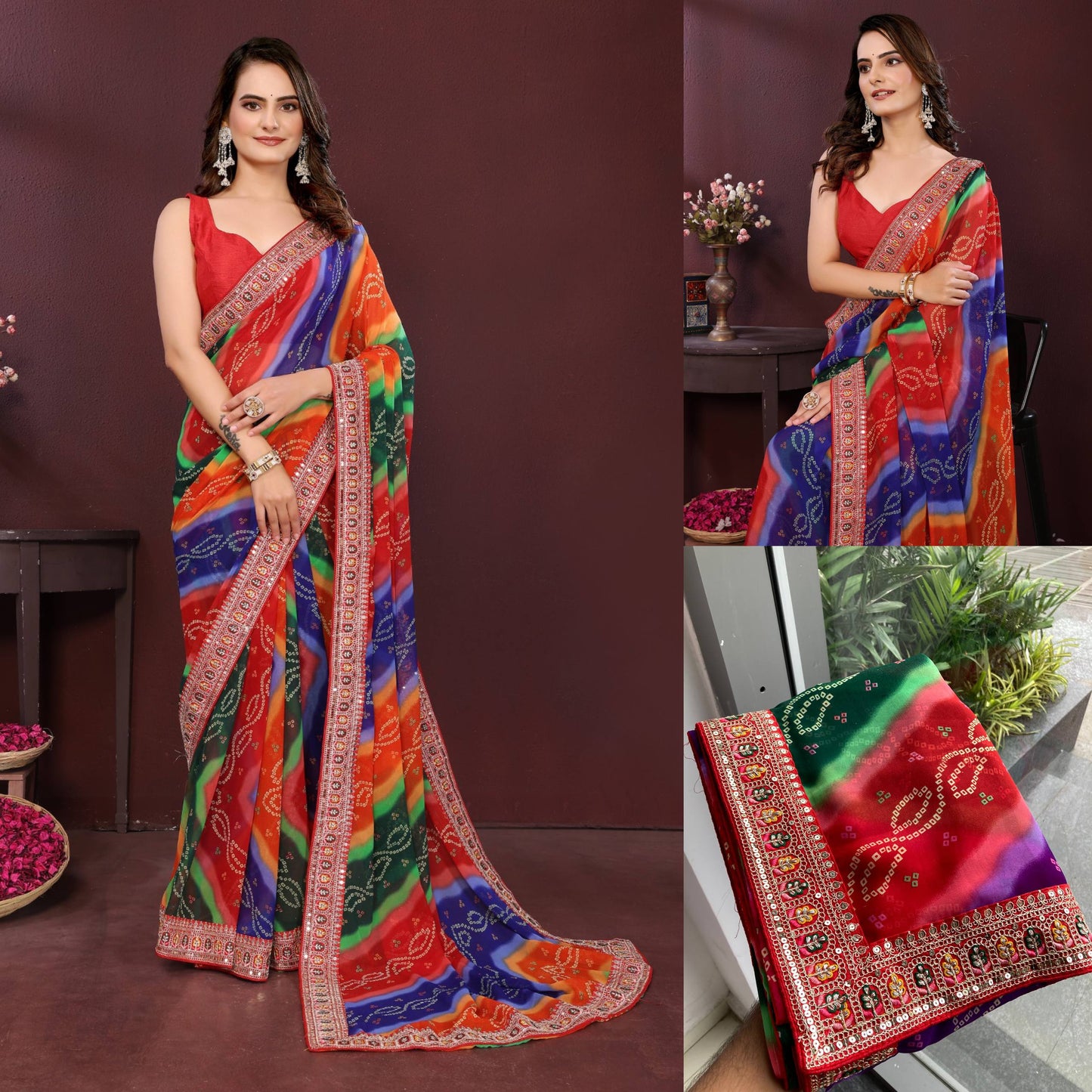 MALIK BANDHEJ SAREE