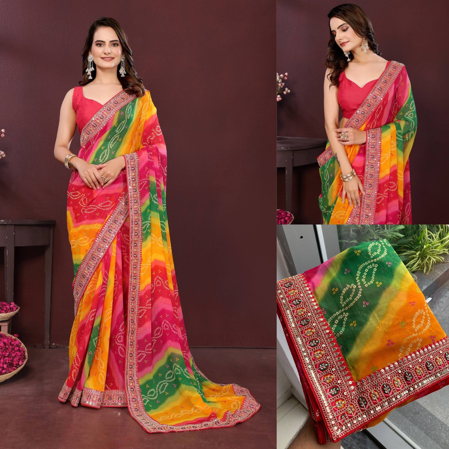 MALIK BANDHEJ SAREE