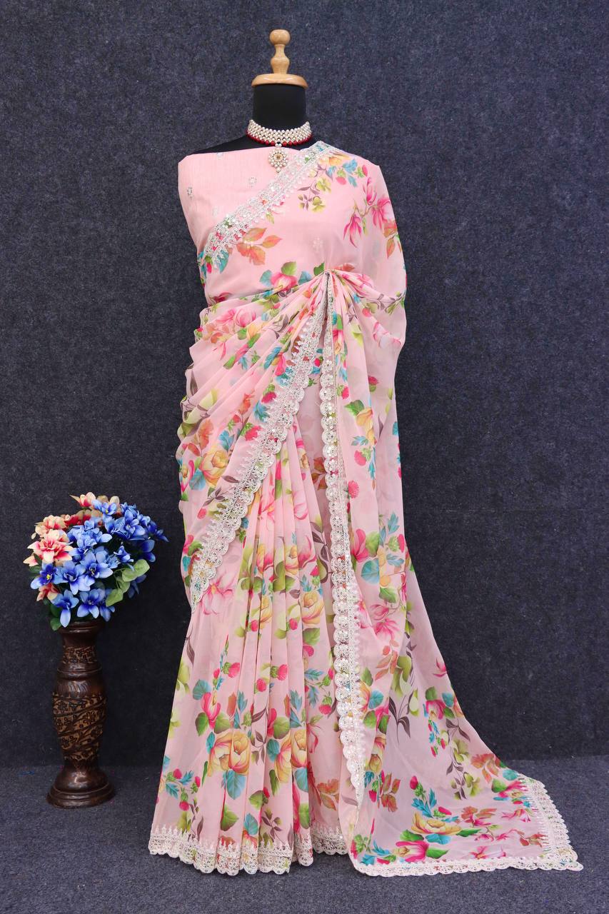 W.FLORAL 2 SAREE