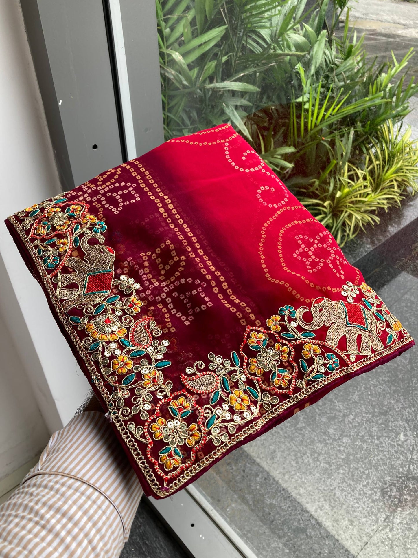 BELLERINA CHUNRI BANDHEJ PRINT SAREE VOL 1