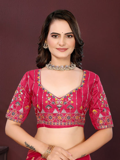 SAYARA CHUNRI PRINT SAREE